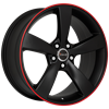 Felga AVUS Racing AF10 - Matt Black Red