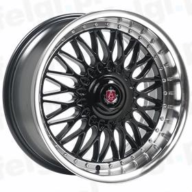 AXE Wheels EX10 Black Polished Lip