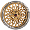 Felga Borbet B gold rim polished