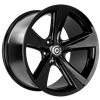 Felga Carbonado Concave Black Glossy