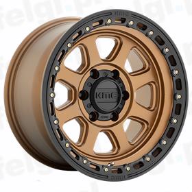 KMC Wheels CHASE Matt Bronze Lip Black