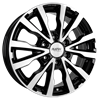 Felga PLATIN Wheels P 86 Black Polished