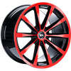 Felga RH Alurad GT Rad Black Polished Red