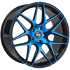 Felga RH Alurad RB 11 Black Polished Blue