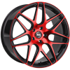 Felga RH Alurad RB 11 Black Polished Red