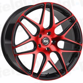 RH Alurad RB 11 Black Polished Red