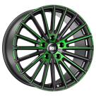 Felga RH Alurad WM Flowforming Black Polished Green