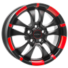 Felga Ronal R59 Jetblack - Red