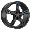 Felga Ronal R62 Jetblack Blue