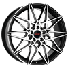 Felga SECRET WHEELS SW2 Black Polished