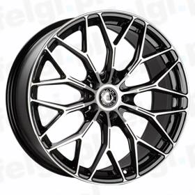 WRATH WHEELS WF-16 Black Polished