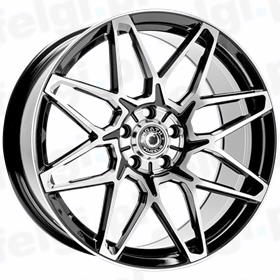 WRATH WHEELS WF-6 Black Polished